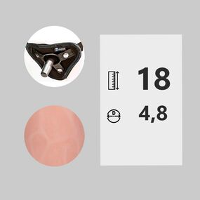 Пояс с двумя насадками UNI Strap 8´´ 