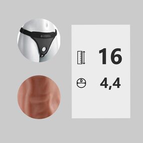 Страпон Vac-U-Lock, S/L 