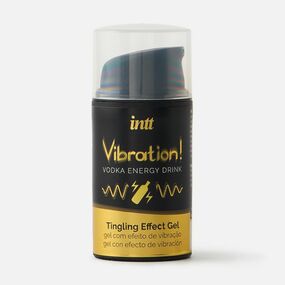Возбуждающий гель с эффектом вибрации Vibration! Vodka+energy, 15 мл 