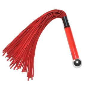 Уценка. Плеть красная из искусственной замши №HS2008, 38 см 