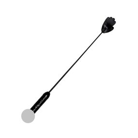 Стек с фаллоимитатором из натурального латекса, 62 см, Цвет: Чёрный 