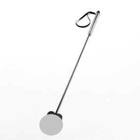 Стек с металлической ручкой, «Фаллос», 68 см 