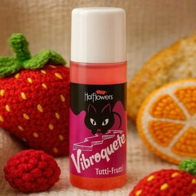 Жидкий вибратор Vibroquet со вкусом тутти-фрутти, 12 мл 