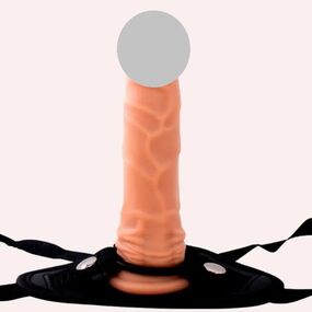 Полый страпон-фаллопротез с поясом 