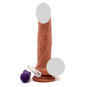Фаллоимитатор с вибрацией Dual Layer №12 