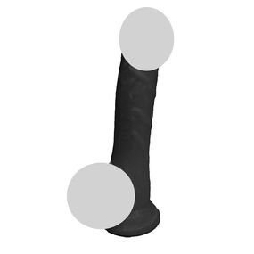 Фаллоимитатор Martin-S Black, Цвет: Чёрный 