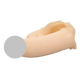 Страпон на подбородок Accommodator Ivory, Цвет: Телесный 