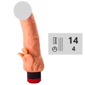 Вибромассажёр-реалистик № 110200, Цвет: Телесный 