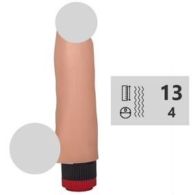Вибромассажёр-реалистик №112000, Цвет: Телесный 