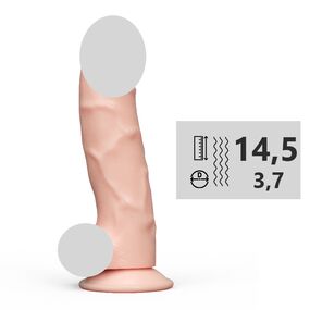 Вибромассажёр REAL Standard с пультом 