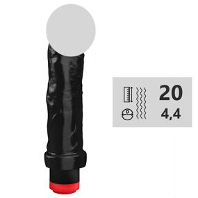 Вибромассажёр-реалистик № 417000, Цвет: Чёрный 