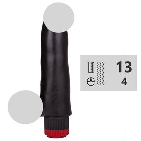 Вибромассажёр-реалистик №412000, Цвет: Чёрный 