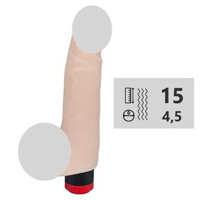 Вибромассажёр с мошонкой Human Copy № 603503 