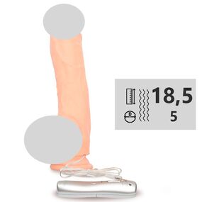 Фаллоимитатор Биокожа с вибрацией №7 