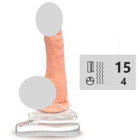 Фаллоимитатор Биокожа с вибрацией и выносным пультом 