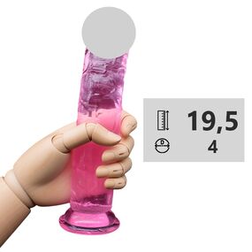 Фаллоимитатор Lester-L Pink, Цвет: Розовый 