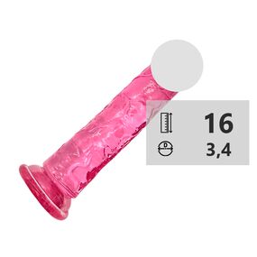 Фаллоимитатор Lester-S Pink, Цвет: Розовый 