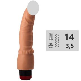 Вибромассажёр-реалистик № 110300, Цвет: Телесный 