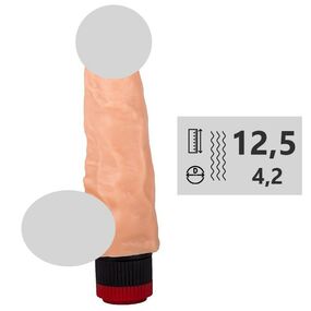 Вибромассажёр-реалистик № 111200, Цвет: Телесный 