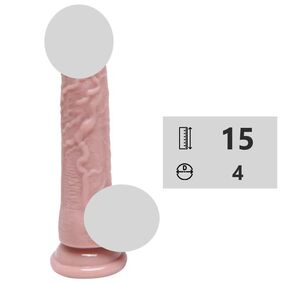 Фаллоимитатор с выпуклыми  венами Dick 