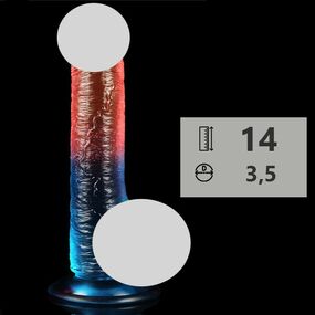 Фаллоимитатор гелевый Dazzle Studs 7.5'' 