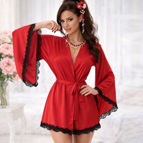 Пеньюар "CR-4112", L, Размер: L, Цвет: Красный 