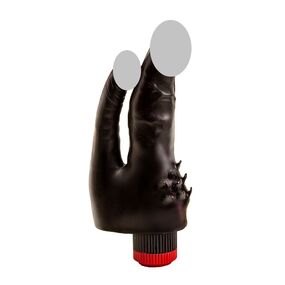 Двойной вибромассажёр №414800, Цвет: Чёрный 