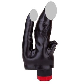 Двойной вибромассажёр № 414900, Цвет: Чёрный 