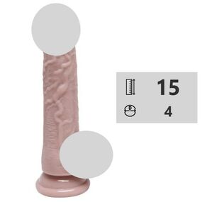 Фаллоимитатор с выпуклыми  венами Dick 