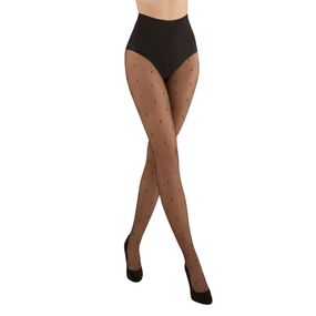 Колготки с рисунком "Gabriella Navel", 2, Черный, Размер чулок/колготок: 2, Цвет: Чёрный 