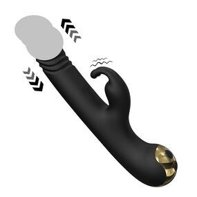 Вибромассажер кролик c пульсацией "Happy Rabbi" 