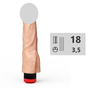 Вибромассажёр-реалистик №110100 