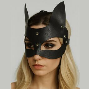 Маска с ушками Kat, black, Цвет: Чёрный 