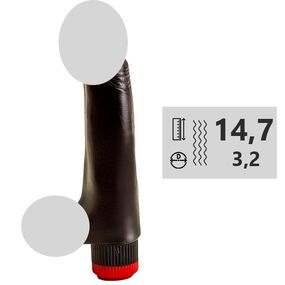 Вибромассажёр чёрный №415000, Цвет: Чёрный 