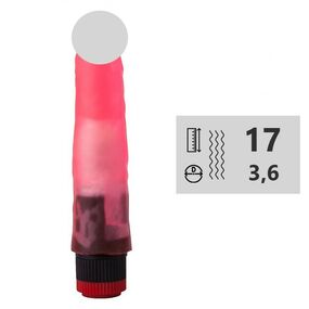 Вибромассажёр гелевый № 227100, Цвет: Розовый 