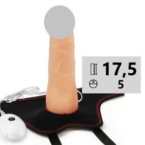 Страпон Easy Strapon Set 7.5" с вибрацией 