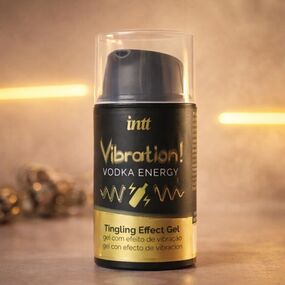 Возбуждающий гель с эффектом вибрации Vibration! Vodka+energy, 15 мл 