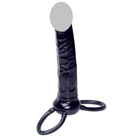 Насадка для двойного проникновения Anal Special, Цвет: Чёрный 