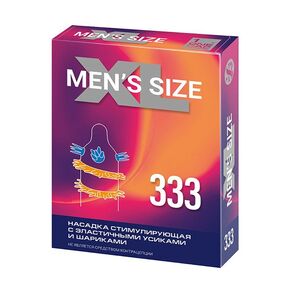 Презерватив стимулирующий "Men's size 333", 1 шт 