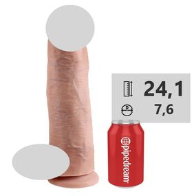 Уценка. Фаллоимитатор King Cock 12″ Bodily Cock with Balls 