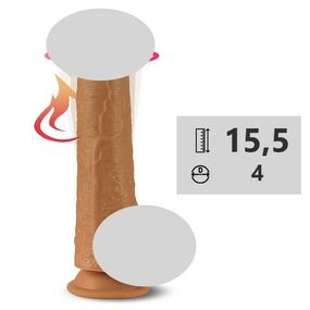 Фаллоимитатор с ротацией и подогревом Anthony 