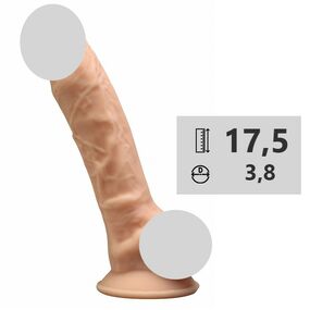 Фаллоимитатор на присоске с мошонкой SileXD Model 1 (7) 