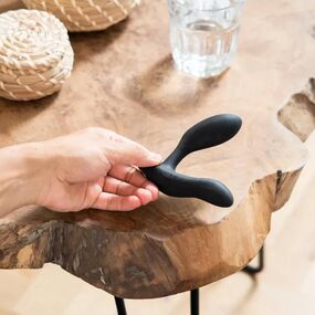 Стимулятор простаты We-Vibe Vector+ Black, Цвет: Чёрный 