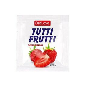 Уценка 50%. Вкусовой гель Tutti-Frutti (Тутти Фрутти) «Земляника», 4 г 