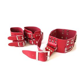 Набор из эко-кожи для фиксации рук сзади 