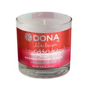 Вкусовая массажная свеча «Клубничное суфле», 135 г 