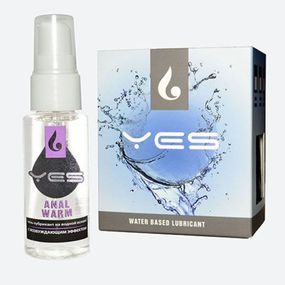 Согревающий анальный гель Yes anal warm, 30 мл 