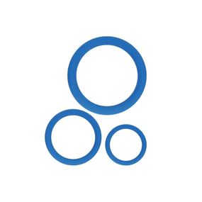 Набор эрекционных колец Sexy Friend, 3 шт, Цвет: Синий 