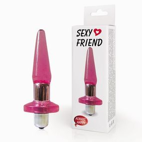 Анальная вибровтулка Sexy Friend Jelly 