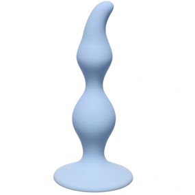 Анальная пробка Curved  Blue, Цвет: Голубой 